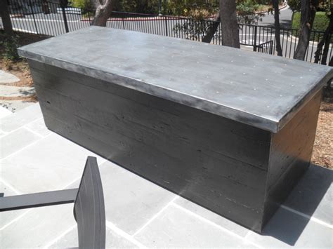 galvanized outdoor storage box